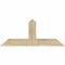 Ekena Millwork Portland Rough Sawn Timber Gable Bracket, Douglas Fir, 36"W x 15"H x 4"D x 4"F, 10/12 Pitch GBW036X15X0404POR00RDF - alternate 1